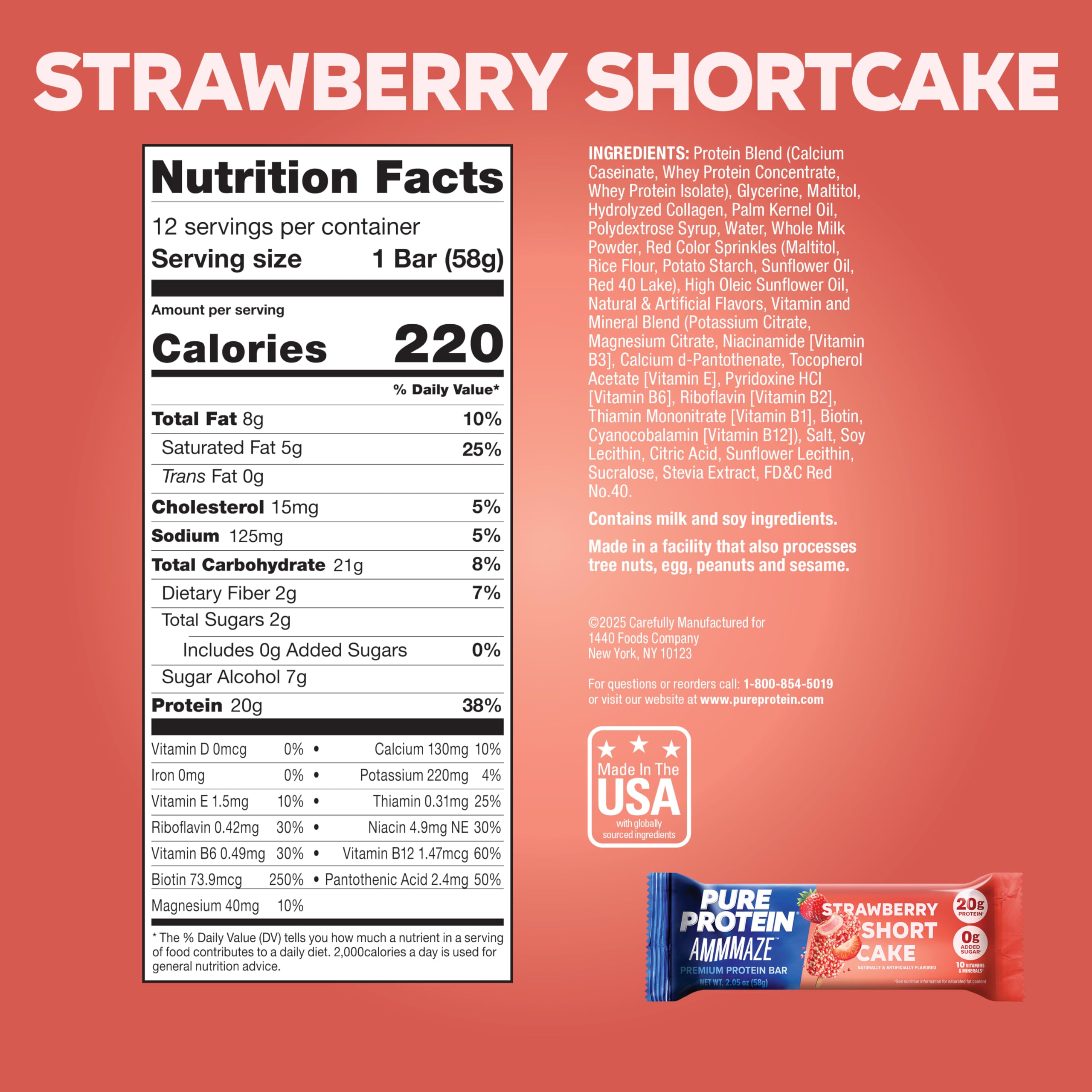 Pure Protein AMMMAZE Bars - High-Protein Snack

