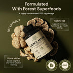 Lion's Mane & Turkey Tail Capsules by Garden of Herbz


