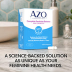 AZO Complete Feminine Balance Vaginal Probiotics for Women

