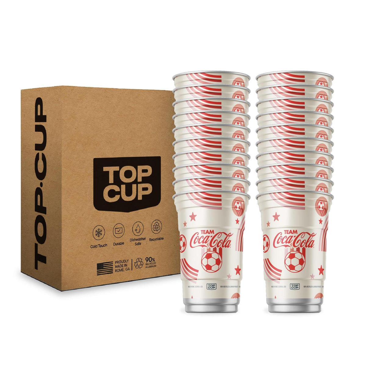 Top Cup Aluminum Party Cups - Reusable & Recyclable Made in USA