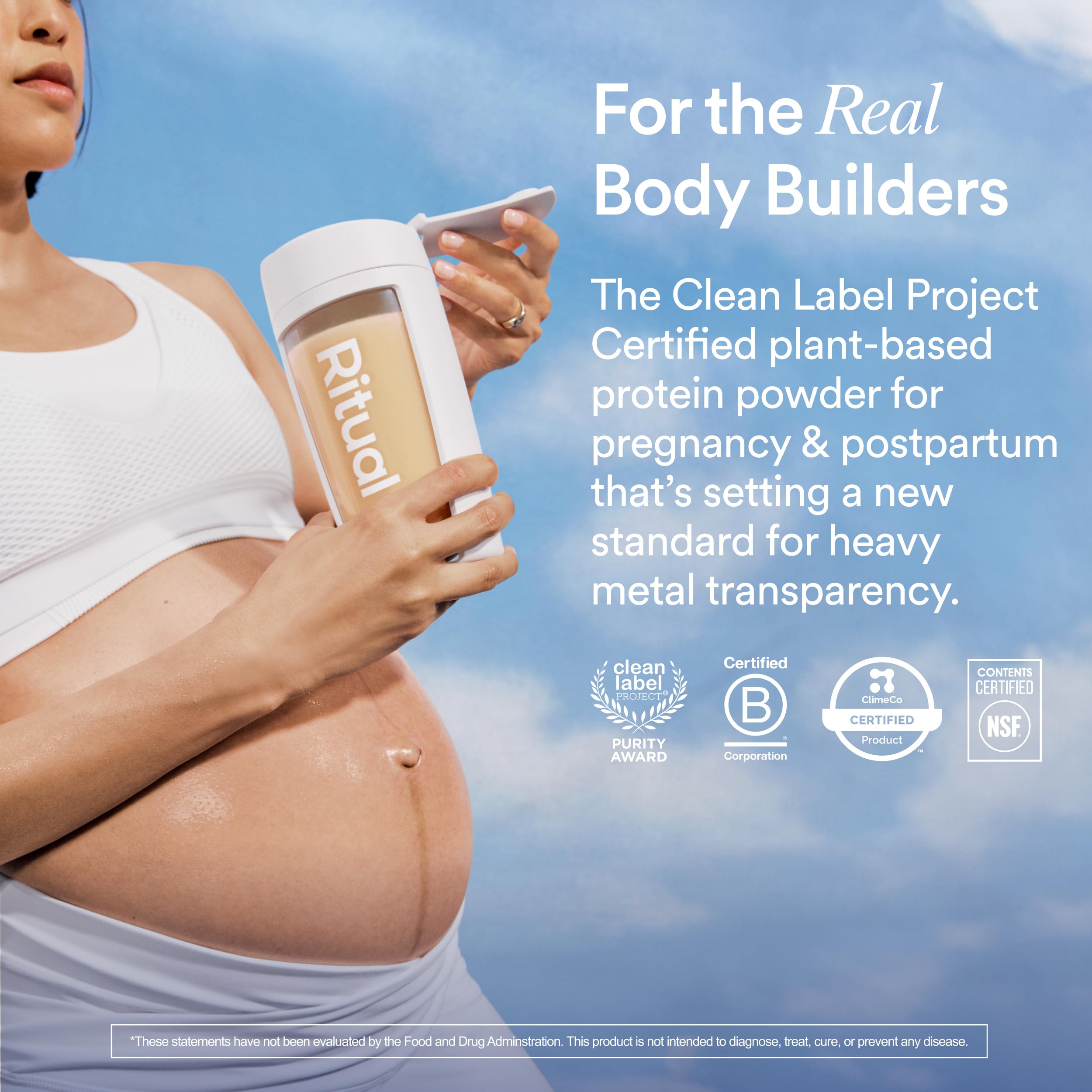Ritual Prenatal Vegan Protein Powder - 20g Pea Protein

