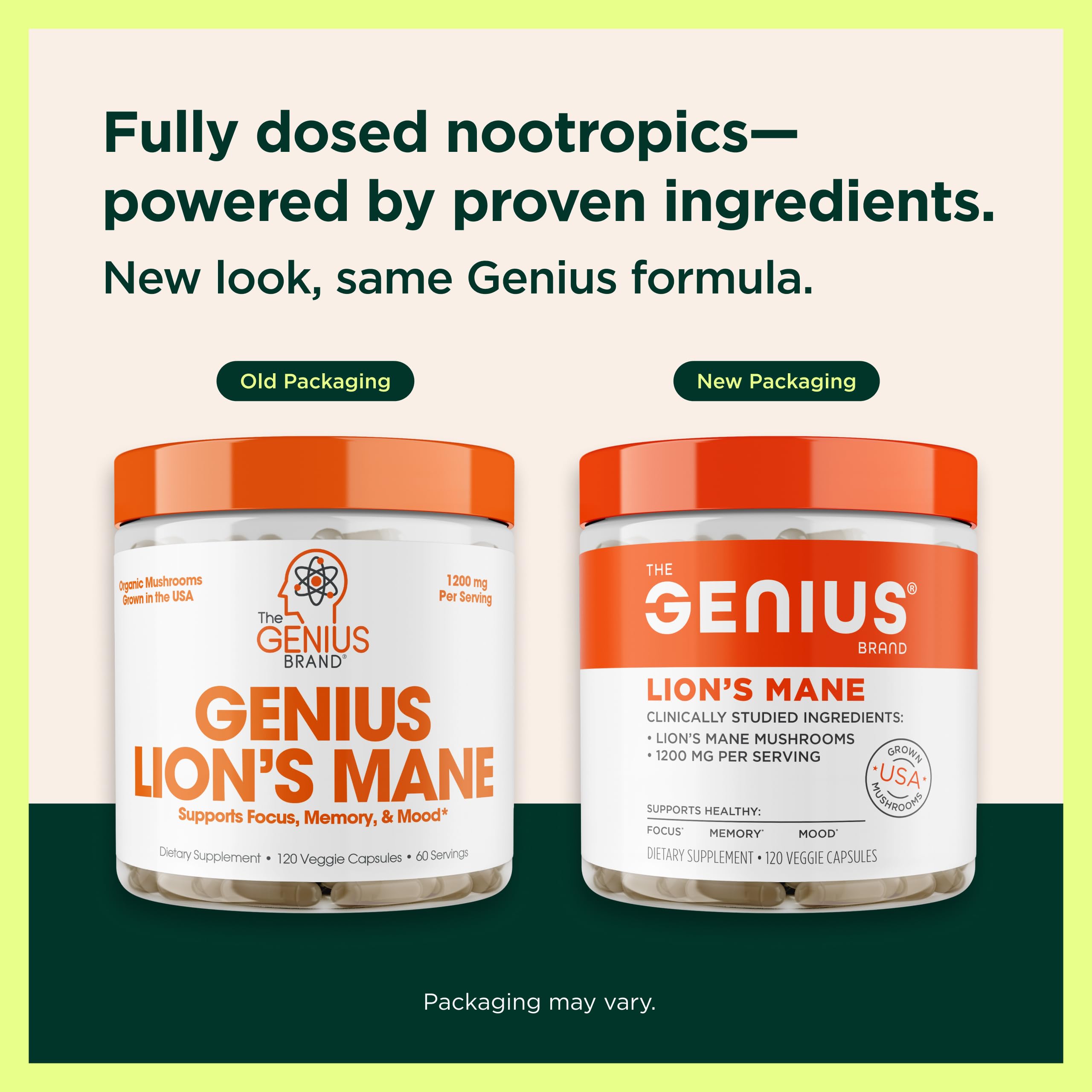 Genius Lion's Mane by The Genius Brand – Brain Health

