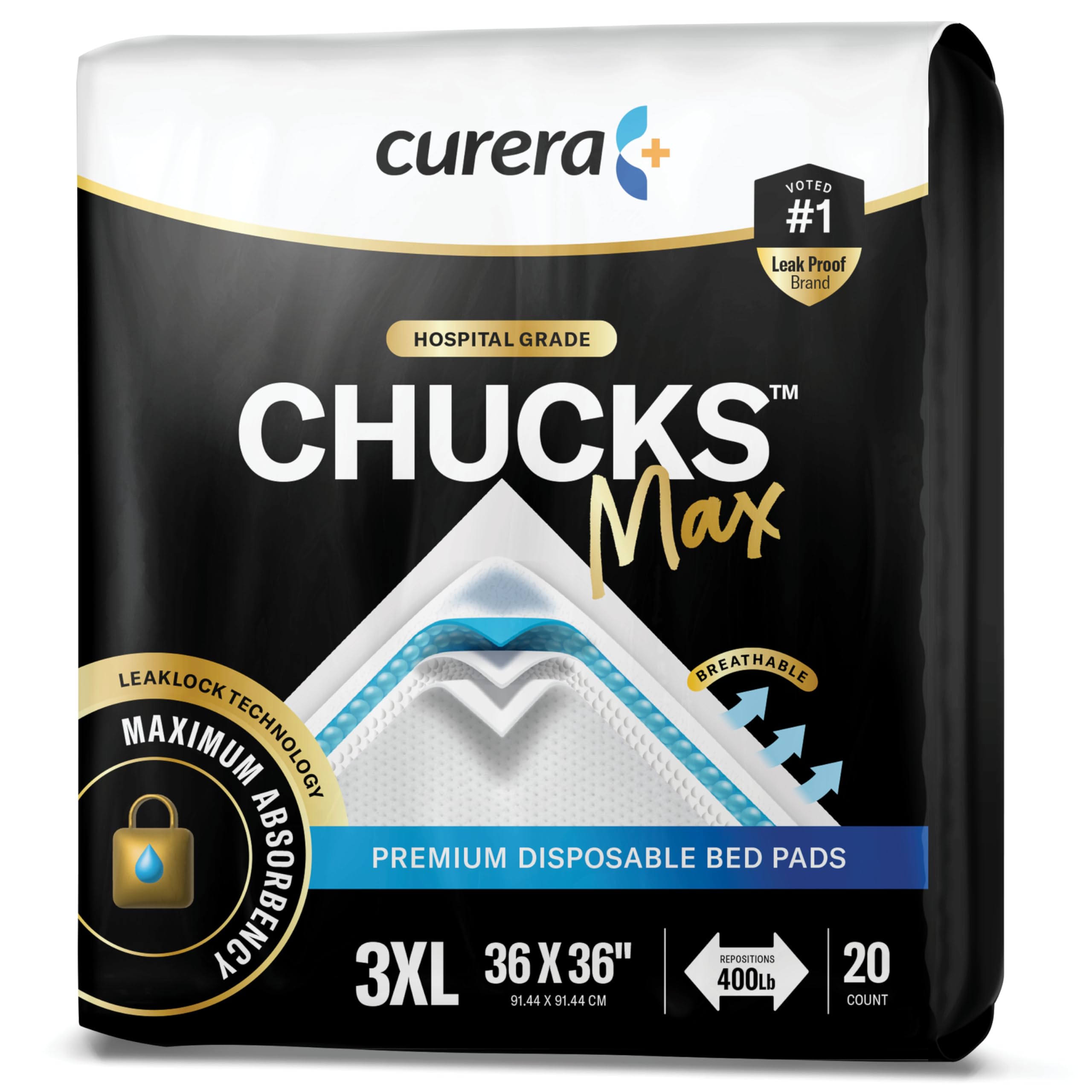 CHUCKS MAX Hospital Bed Pads for Adults

