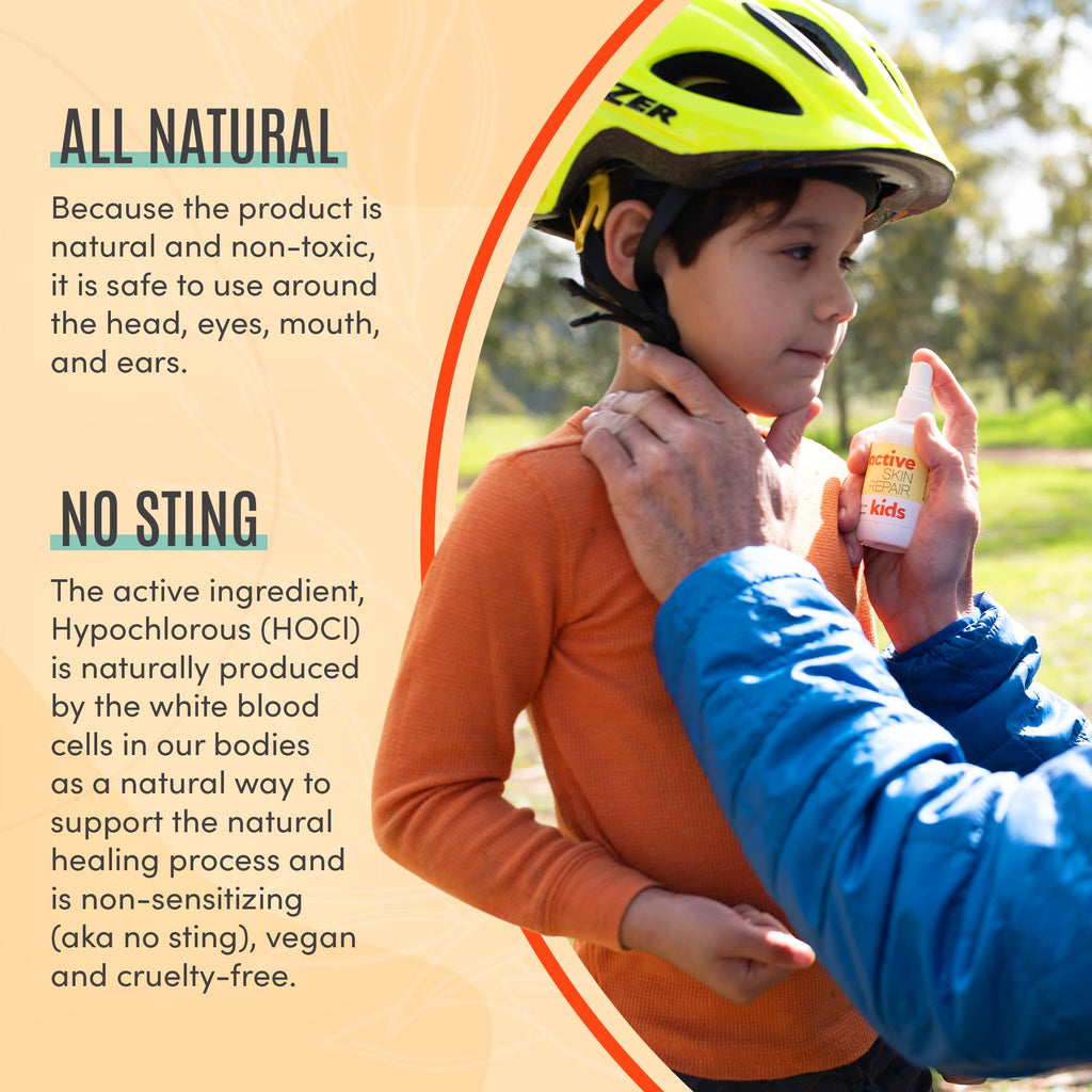 Active Skin Repair Kids First Aid Spray - Non-Toxic

