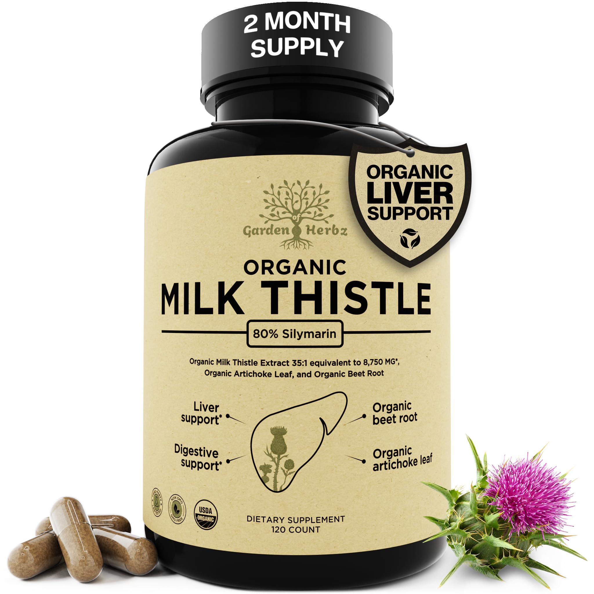 Garden of Herbz Liver Support Capsules

