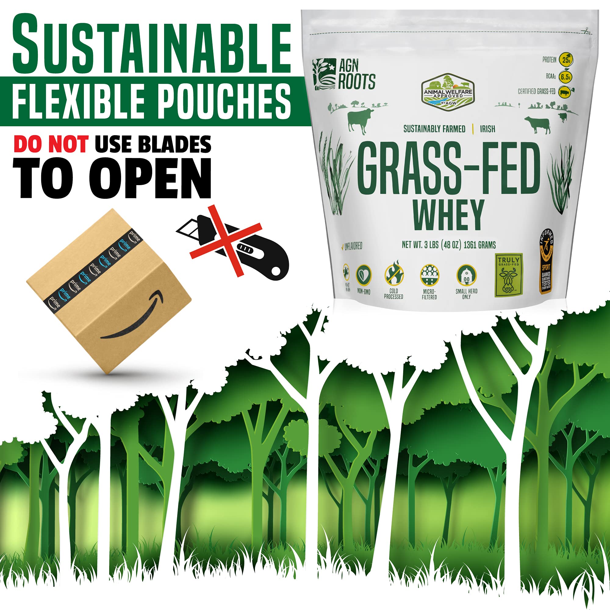 Grass-Fed Whey Isolate | AGN Roots

