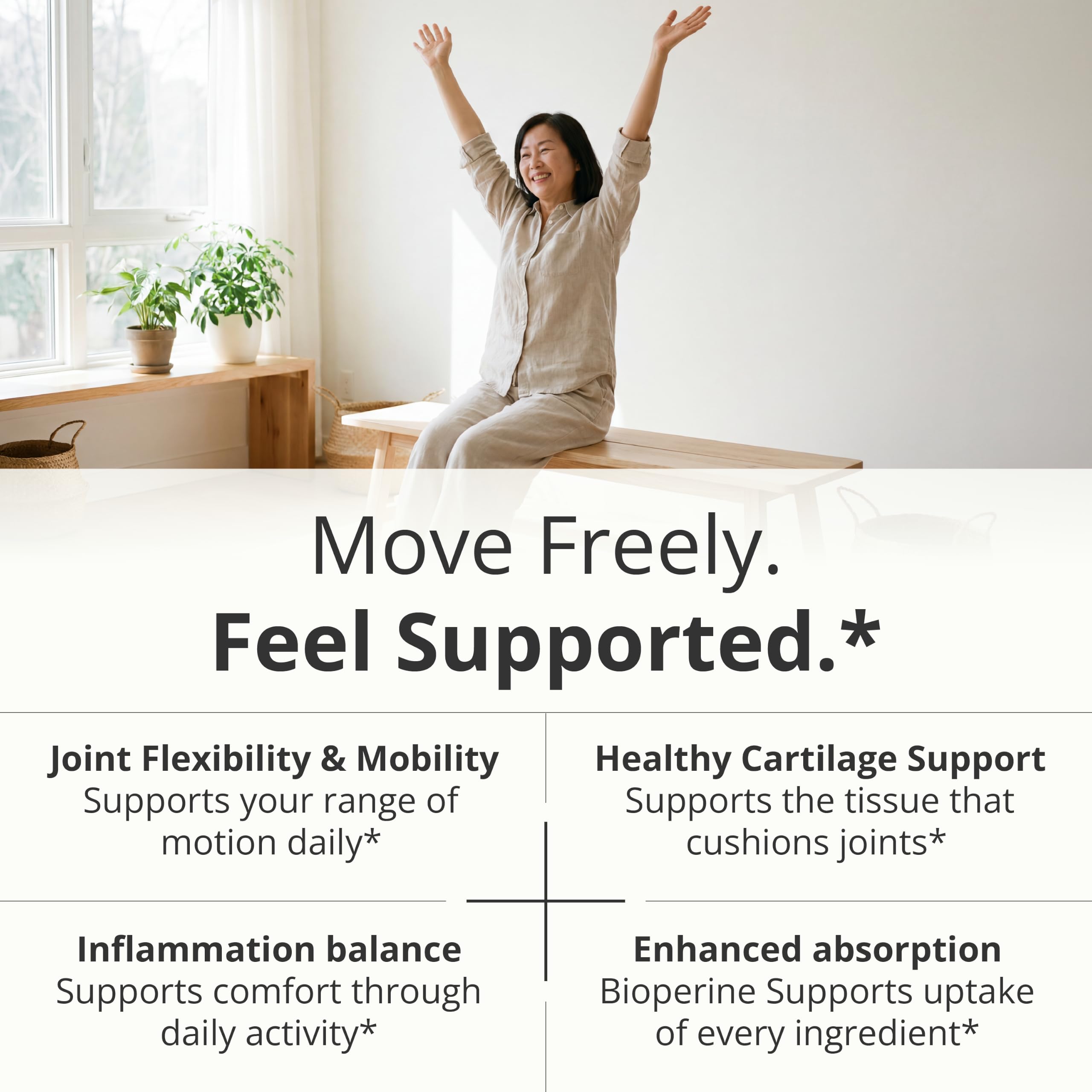 Joint Support Supplement for Mobility | Absorption-Enhanced

