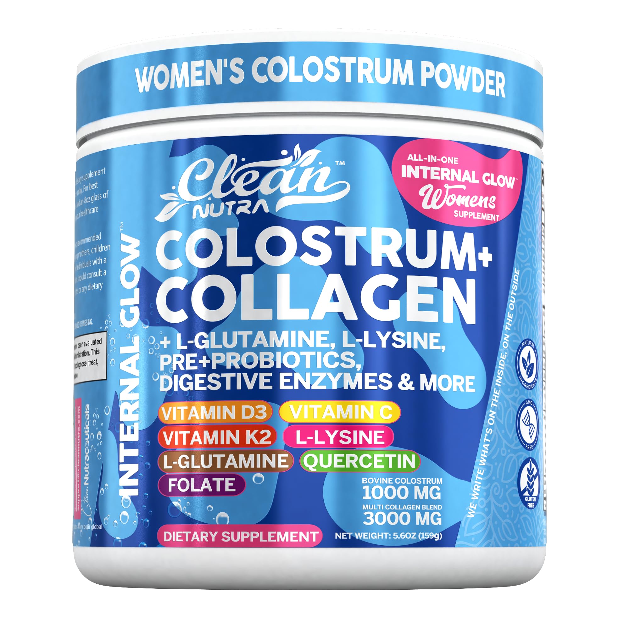Clean Nutra Colostrum Powder for Gut Health

