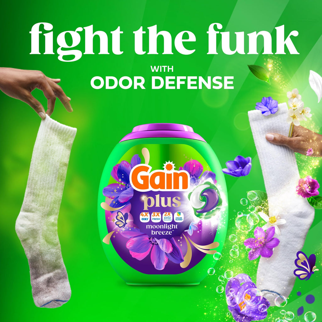 Gain Plus Flings Pods Laundry Detergent – All-In-One Clean

