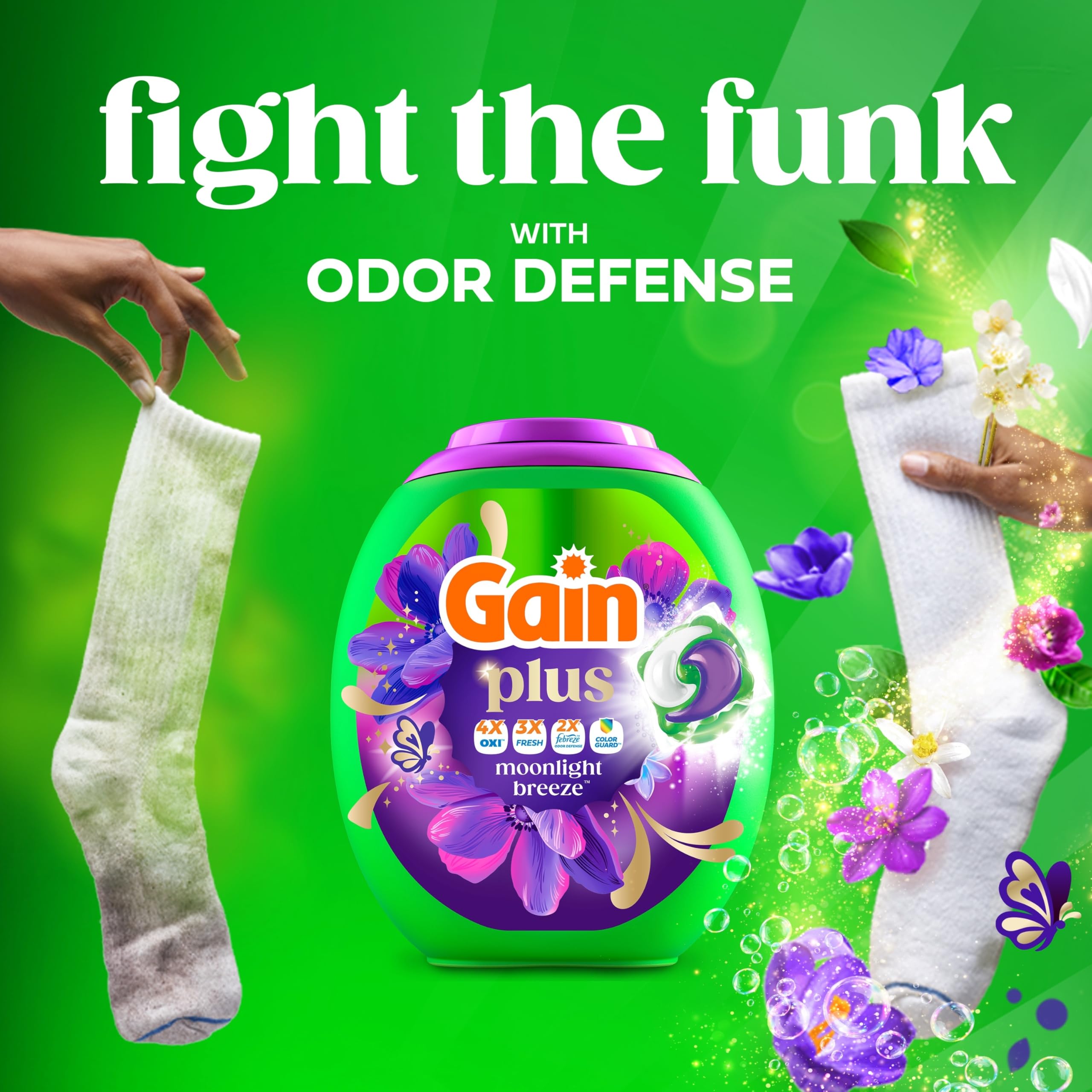 Gain Plus Flings Pods Laundry Detergent – All-In-One Clean

