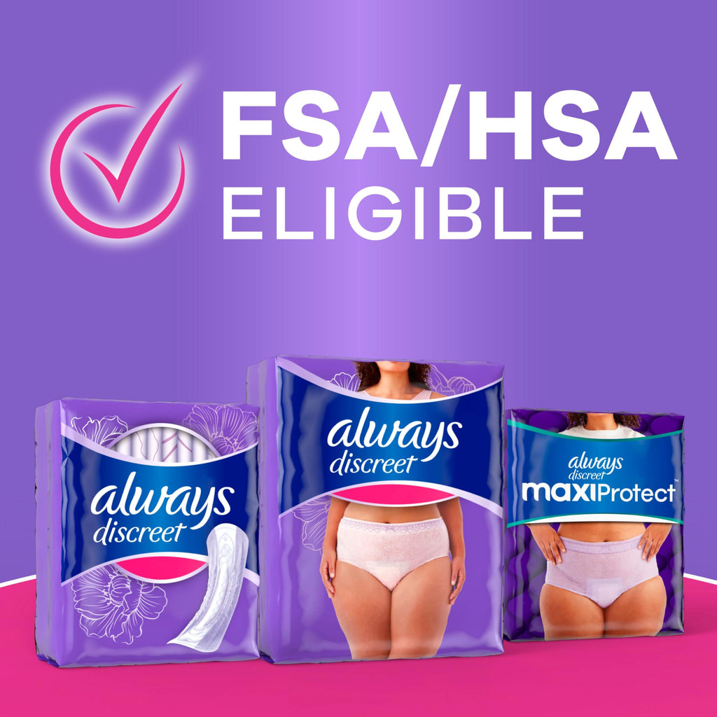 Always Discreet Incontinence Underwear - Max Absorbency

