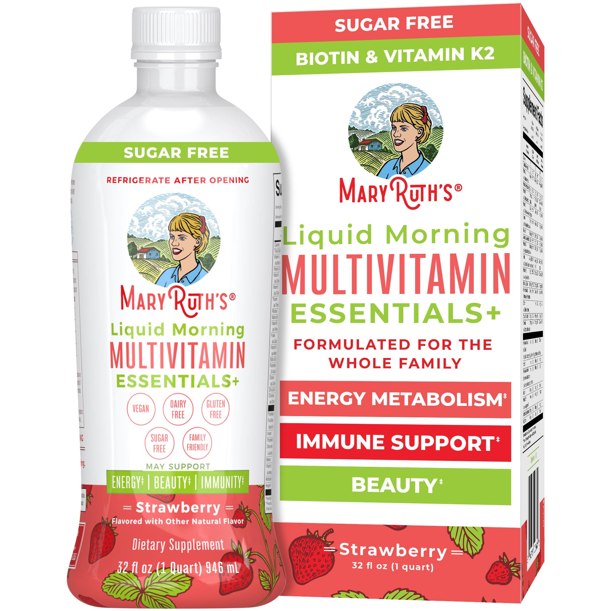 MaryRuth's Liquid Morning Multivitamin Essentials+ | Immunity

