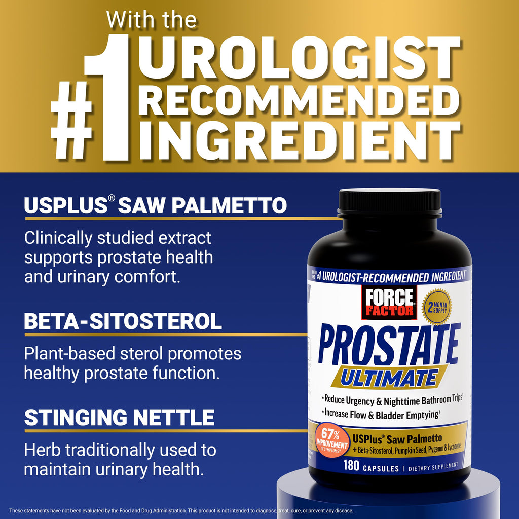 Force Factor Prostate Ultimate Prostate Health Supplement

