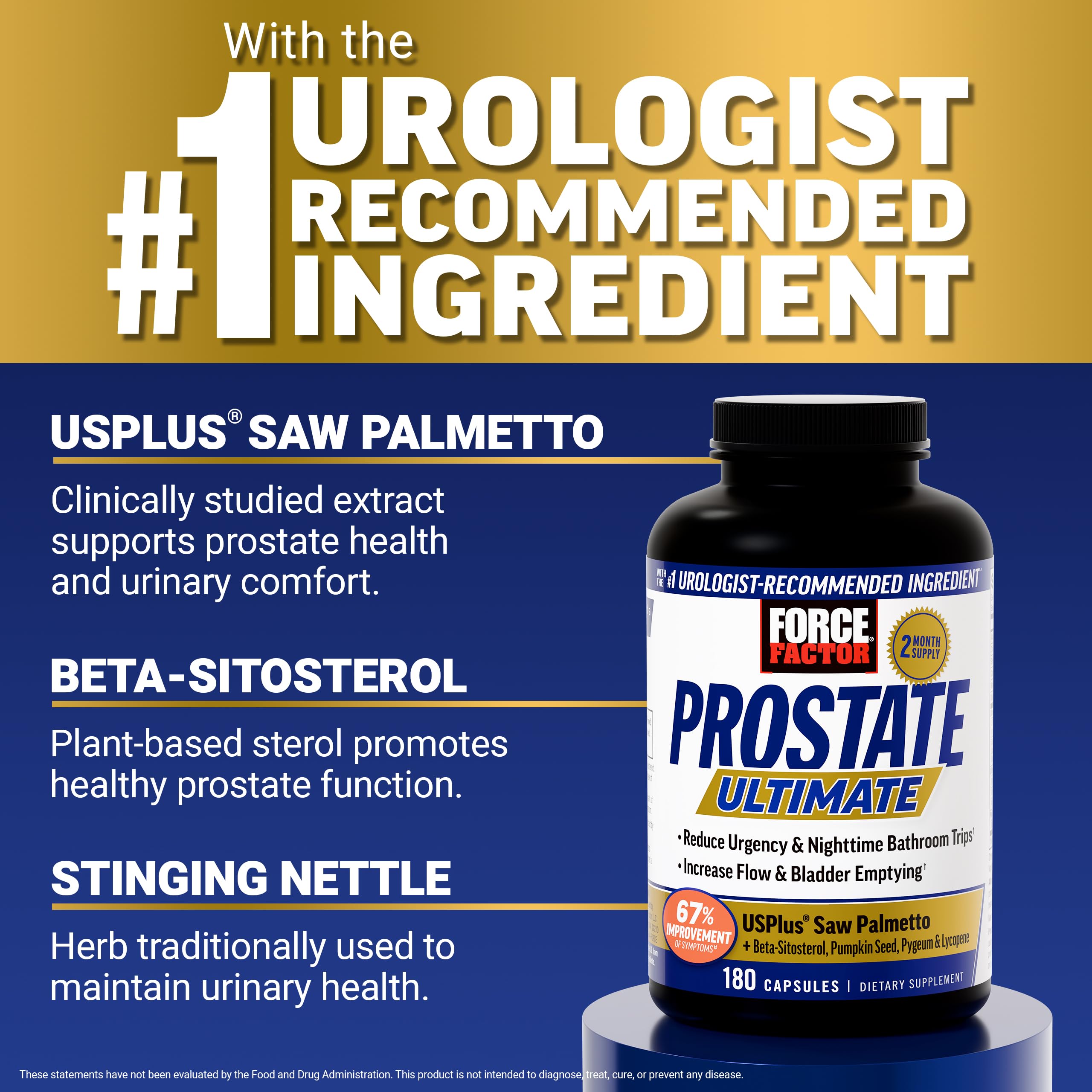 Force Factor Prostate Ultimate Prostate Health Supplement

