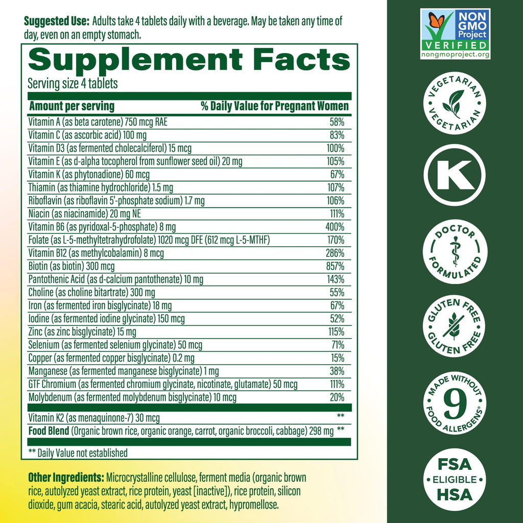 MegaFood Baby & Me 2 Prenatal Minis - Prenatal Vitamin

