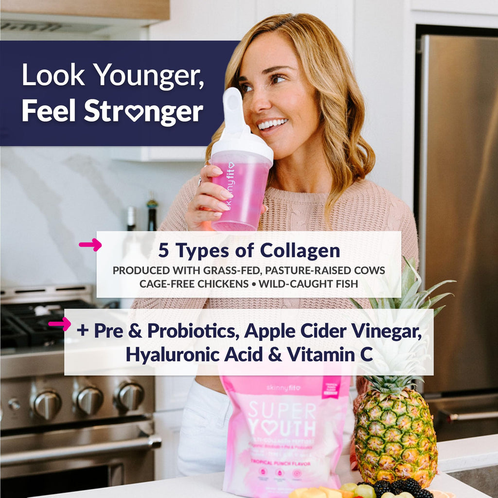 SkinnyFit Super Youth Collagen for Women - Multi Collagen Powder

