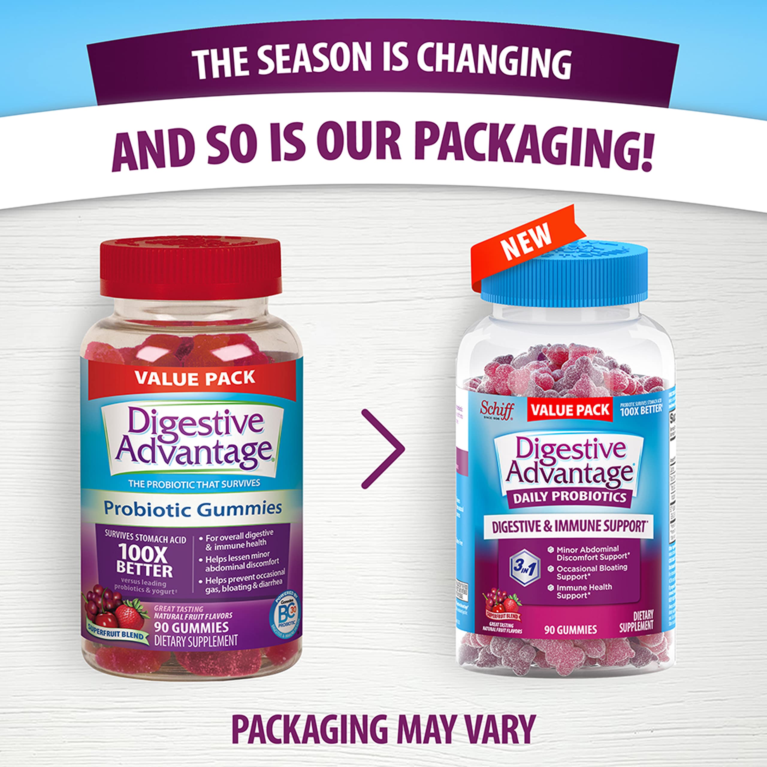 Digestive Advantage Probiotic Gummies for Digestive Health


