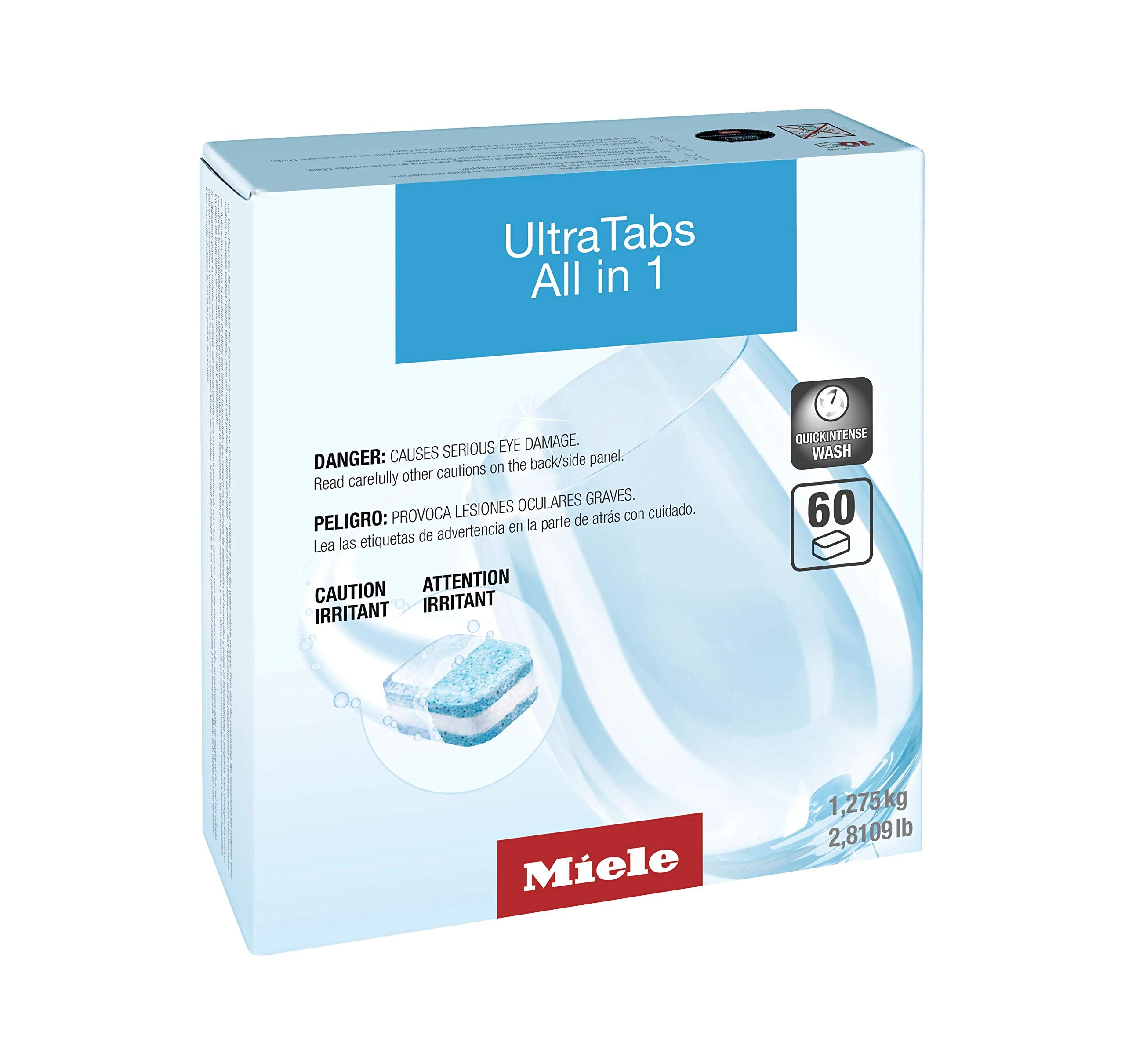 Miele UltraTabs All-in-One Dishwasher Detergent Tabs for All Dishwashers