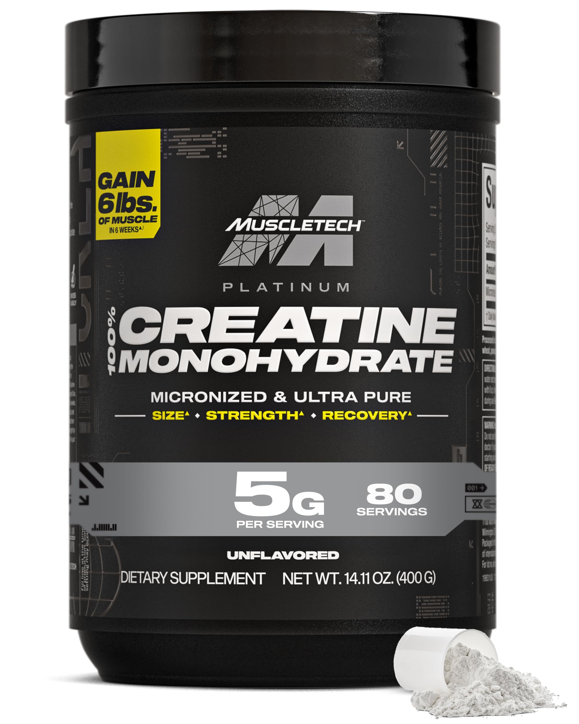 MuscleTech Creatine Monohydrate Powder Platinum Pure

