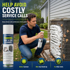 Foaming AC Coil Cleaner for Home HVAC – No-Rinse Foam

