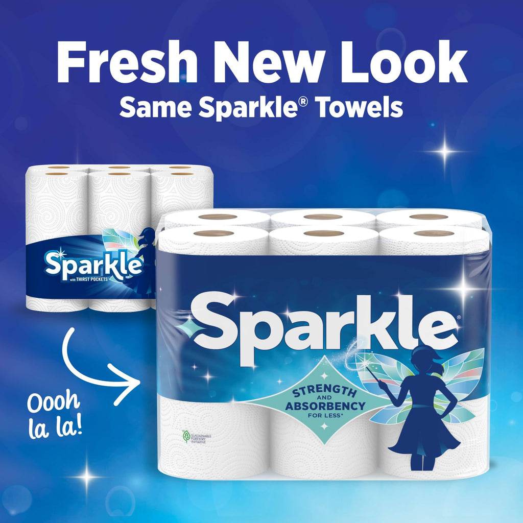 Sparkle Paper Towels for Kitchen Cleaning

