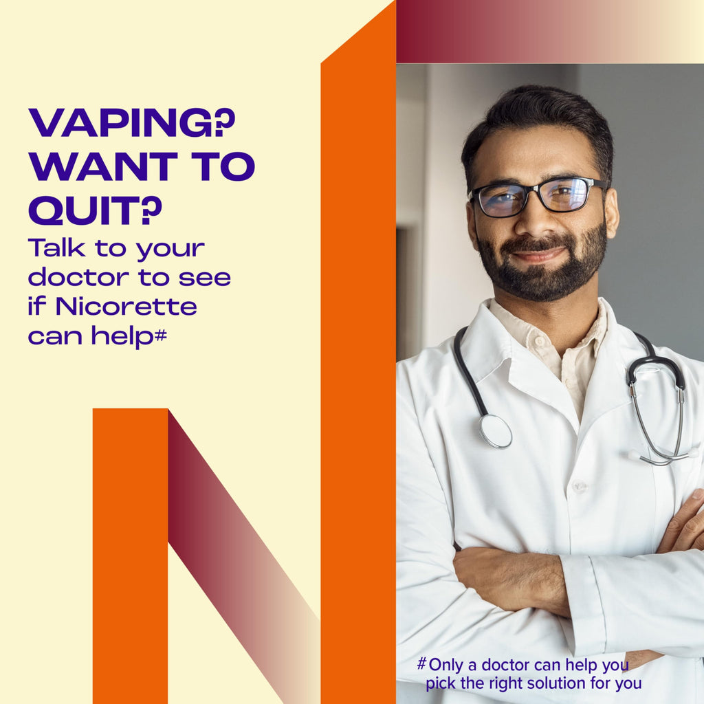 Nicorette Nicotine Gum Stop Smoking Aid – OTC NRT

