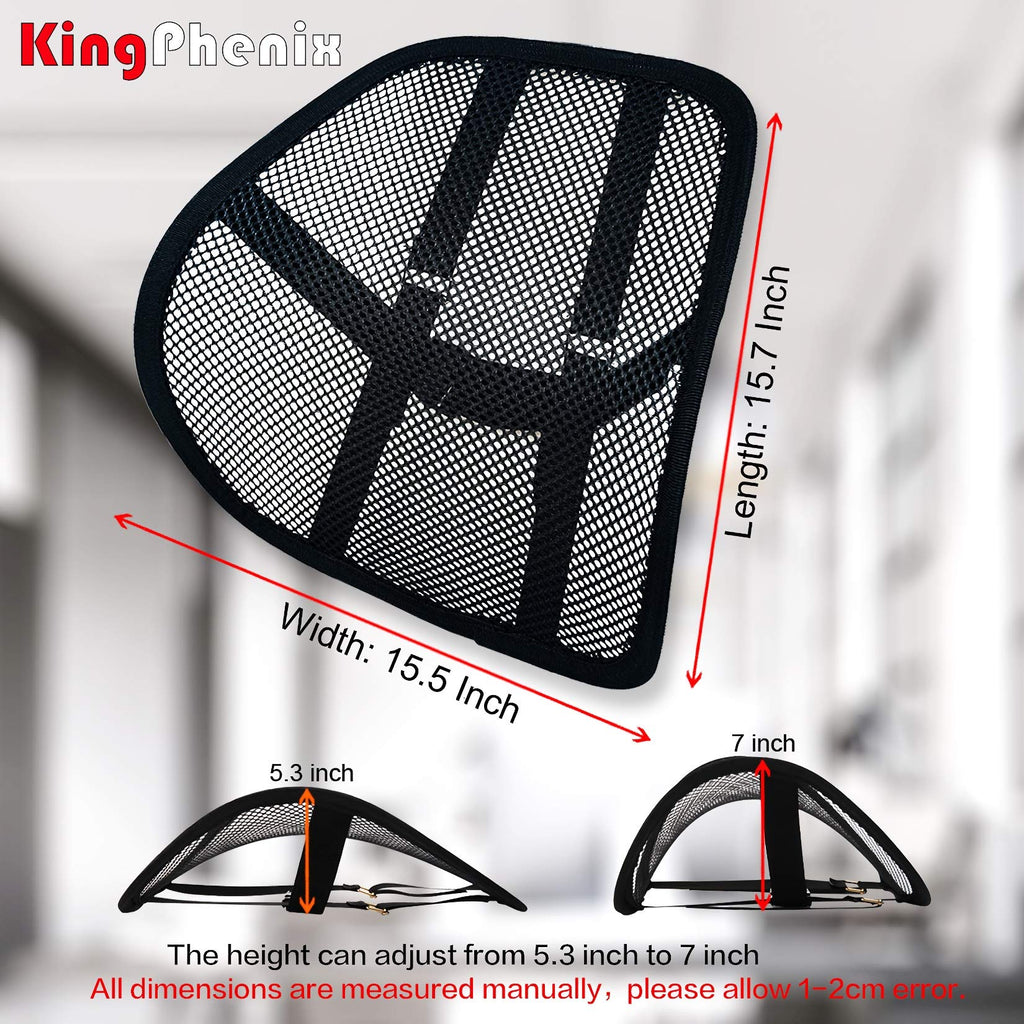 kingphenix Lumbar Support Cushion for Car and Office

