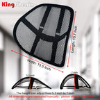 kingphenix Lumbar Support Cushion for Car and Office

