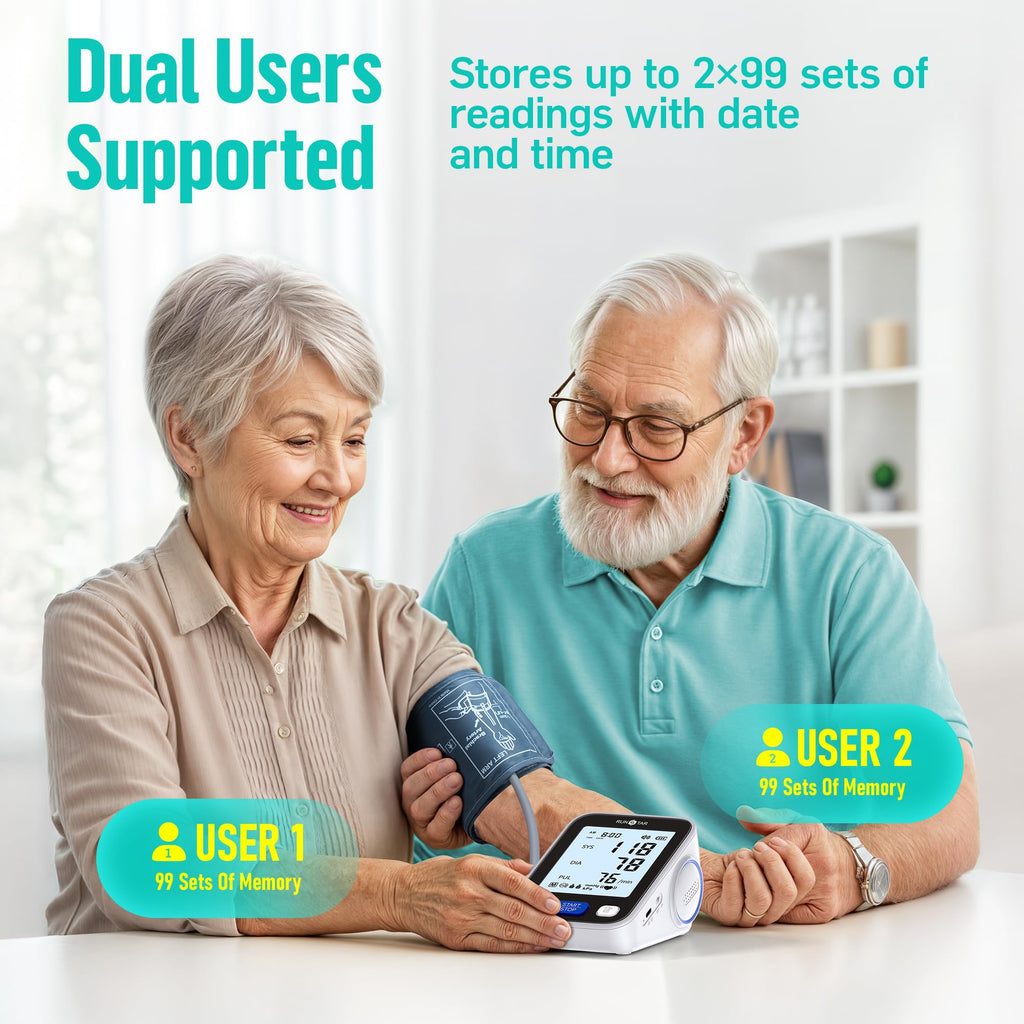 RunStar Blood Pressure Monitor with Wide Range Cuff


