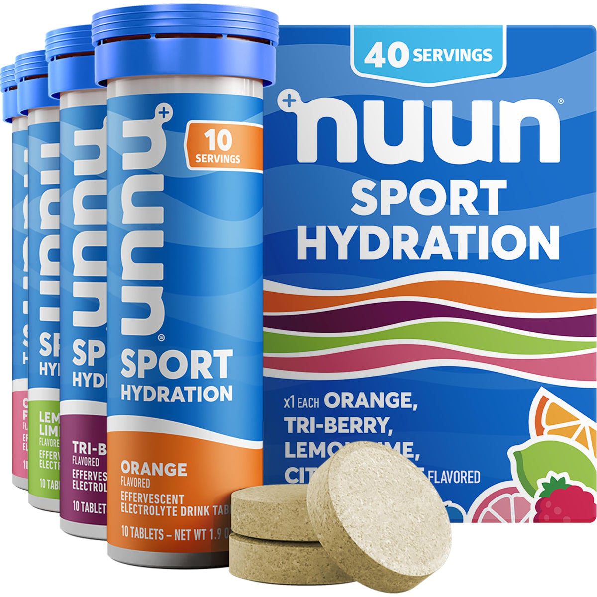 Nuun Sport Electrolyte Tablets - Gluten Free & Vegan