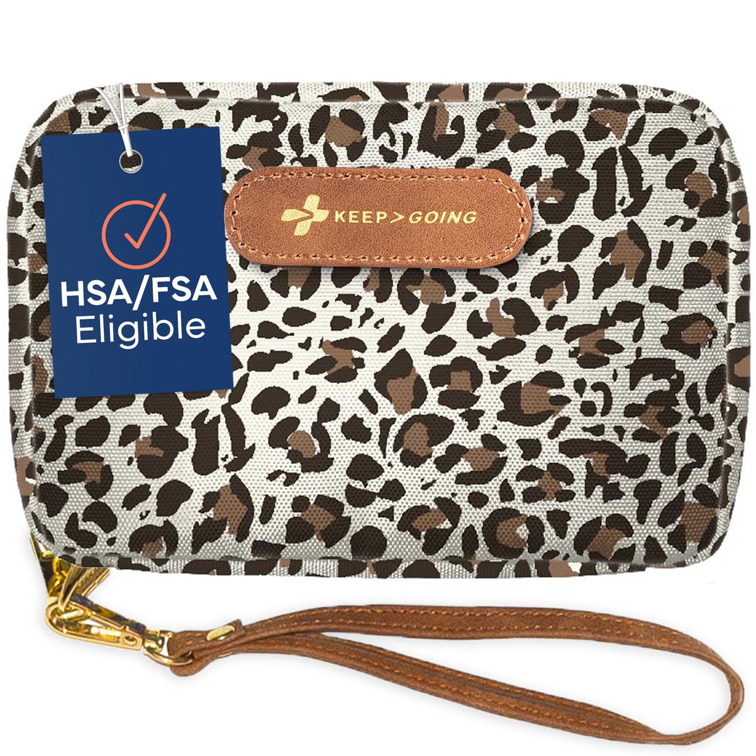 KEEP GOING Travel First Aid Kit – 130 Pc, TSA-Approved