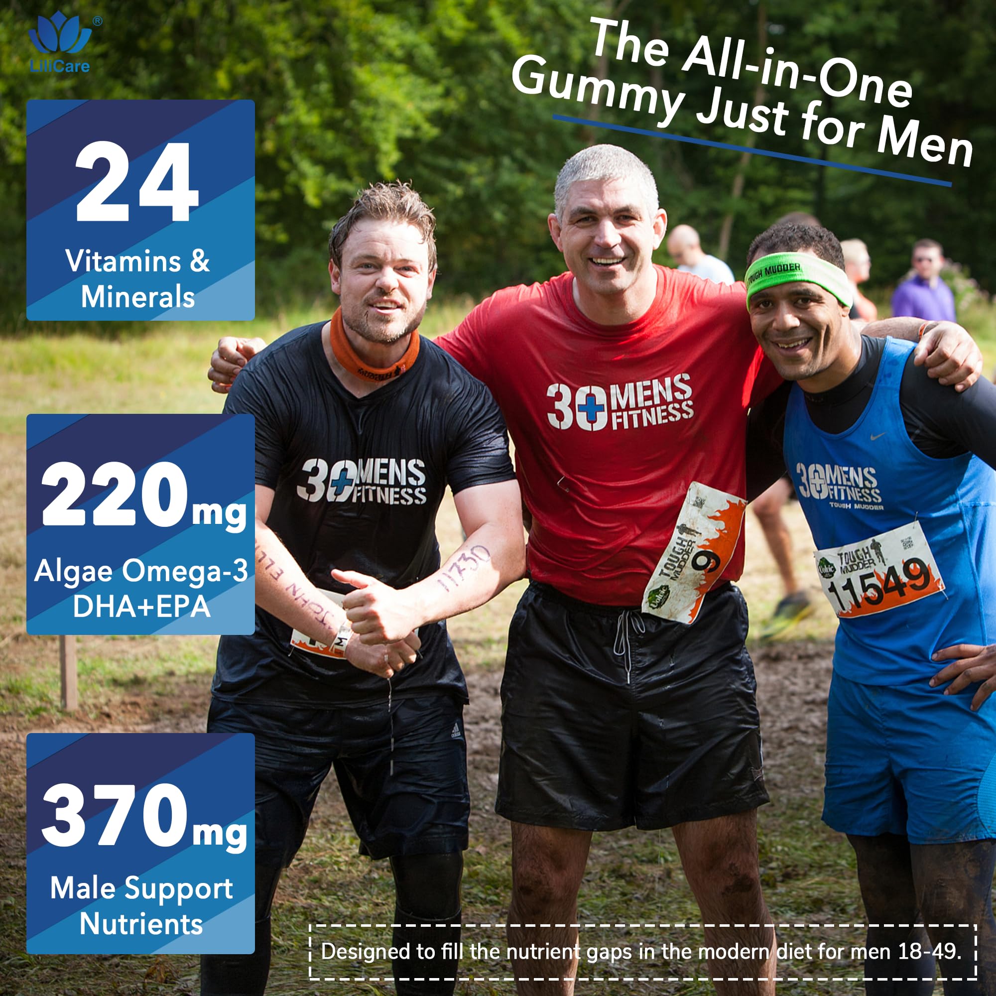 LILICARE Men's Multivitamin Gummies | Daily Support

