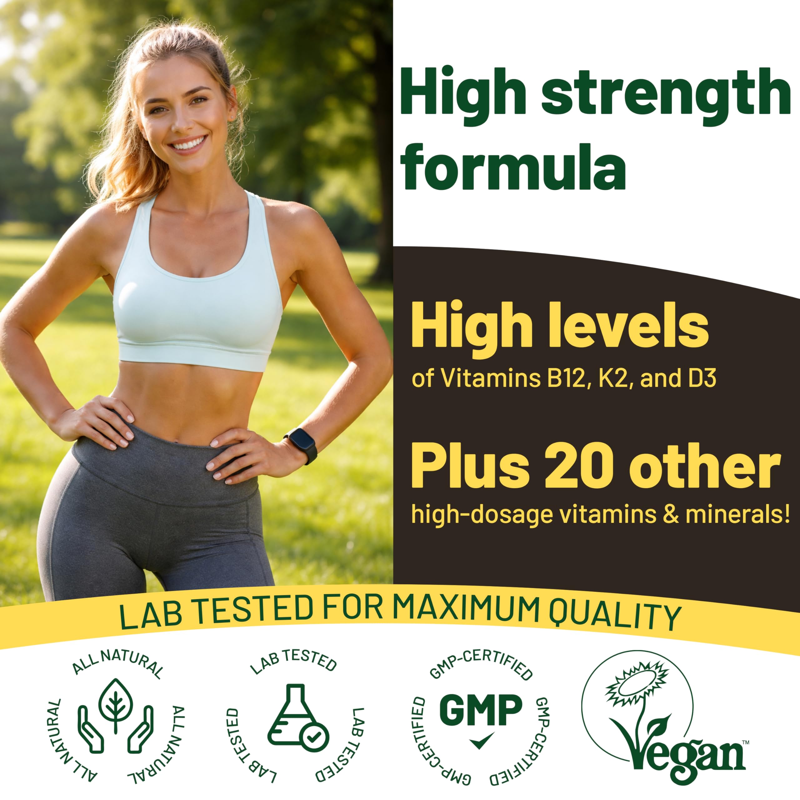 Vegan Multivitamin & Mineral Supplement | Adults

