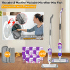 Spray Mop for Floor Cleaning with Microfiber and Swivel

