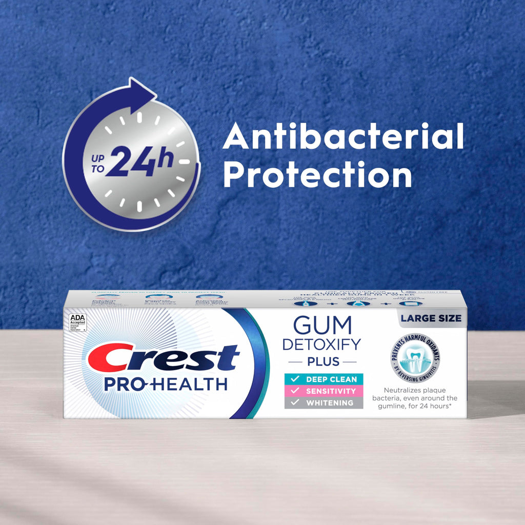Toothpaste Crest Pro-Health Gum Detoxify Plus | Gum Health


