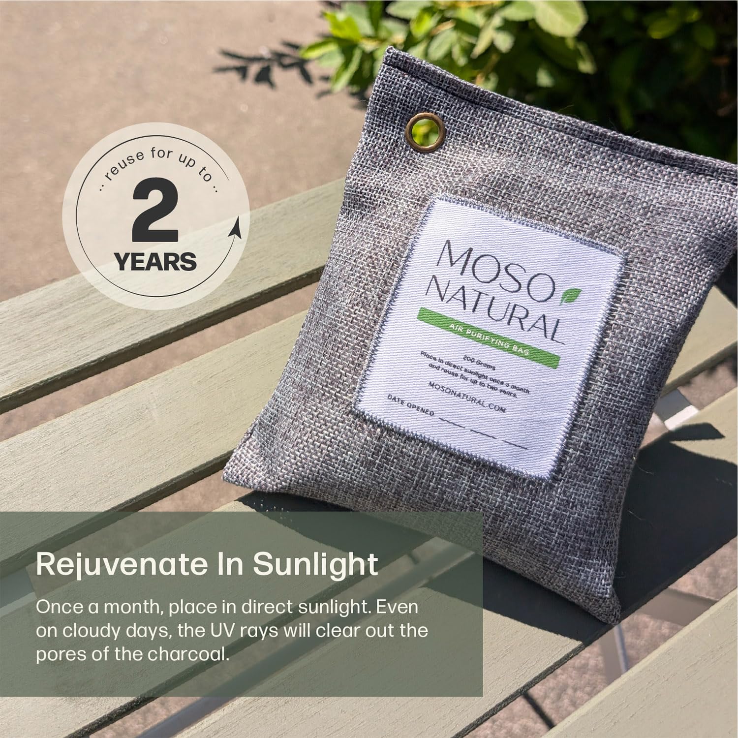 Moso Natural Air Purifying Bag Charcoal Odor Absorber

