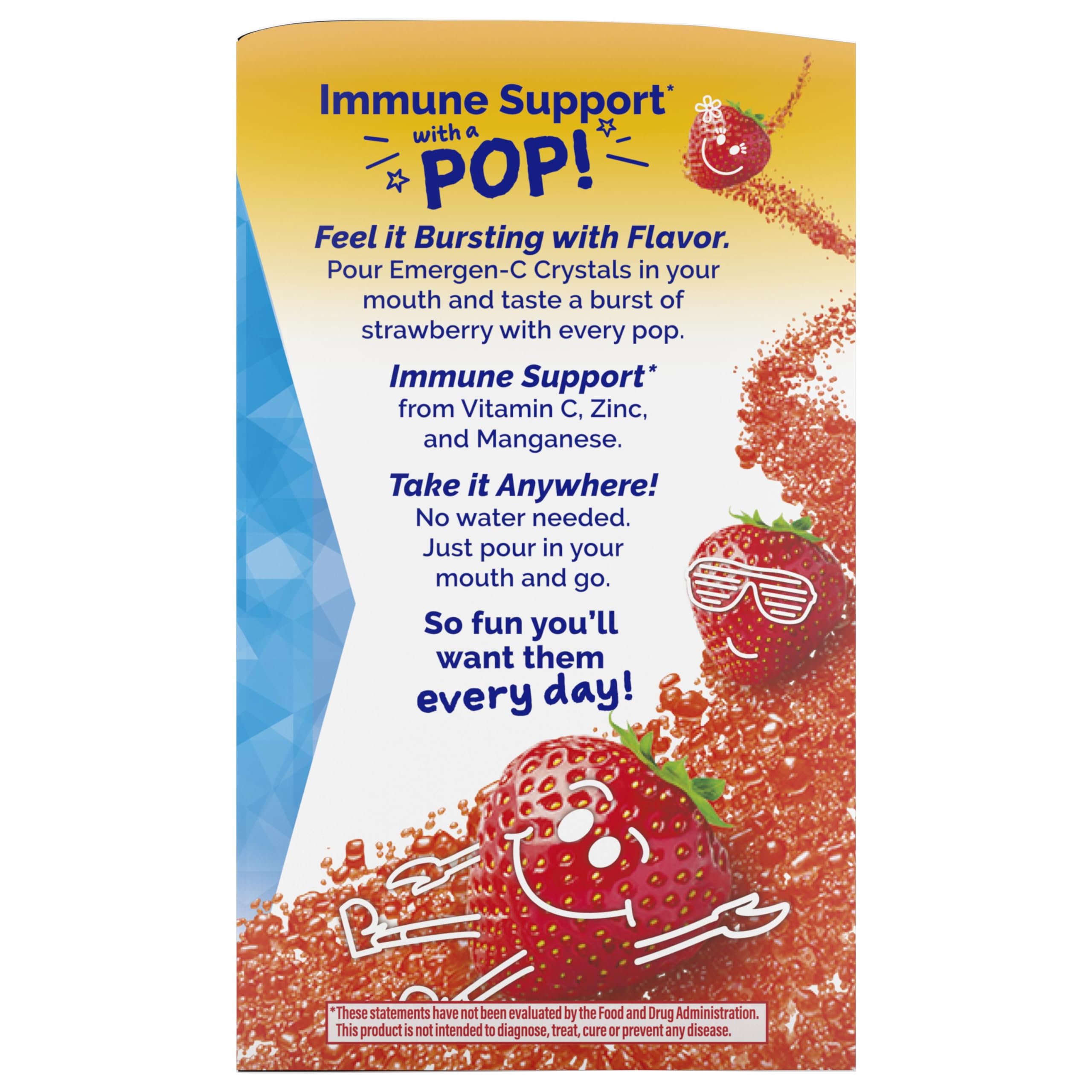 Emergen-C Immune Support Vitamin C with B Vitamins Zinc

