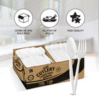 R-KAY Disposable Plastic Cutlery Set for Parties

