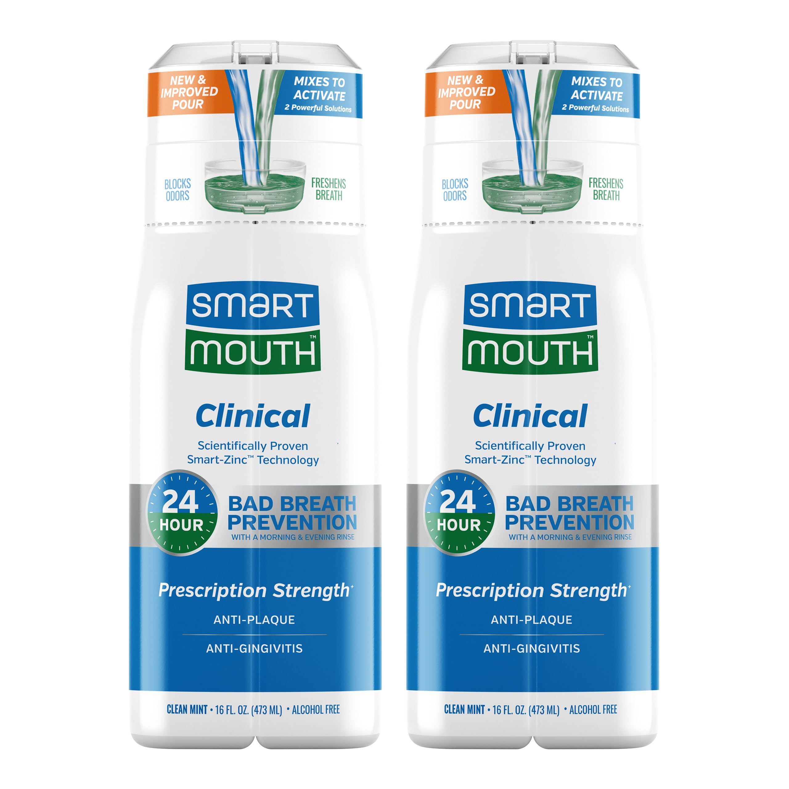 SmartMouth Clinical Zinc Activated Mouthwash for Gum Health

