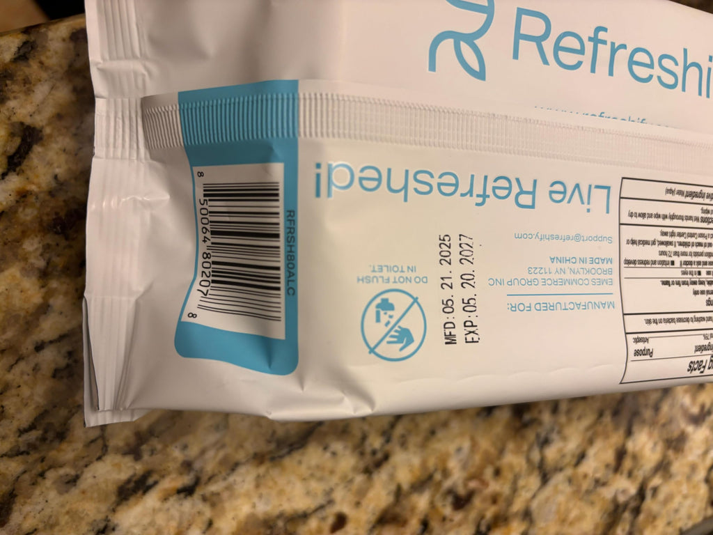 Large Unscented Alcohol Wipes 75% for Travel

