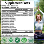 Magnesium Supplement for Muscle & Brain Support


