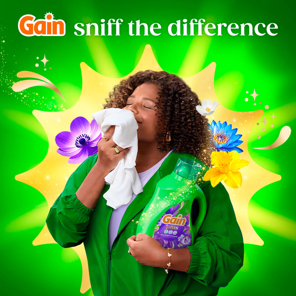 Gain Plus Liquid Laundry Detergent with Oxi - All Machines

