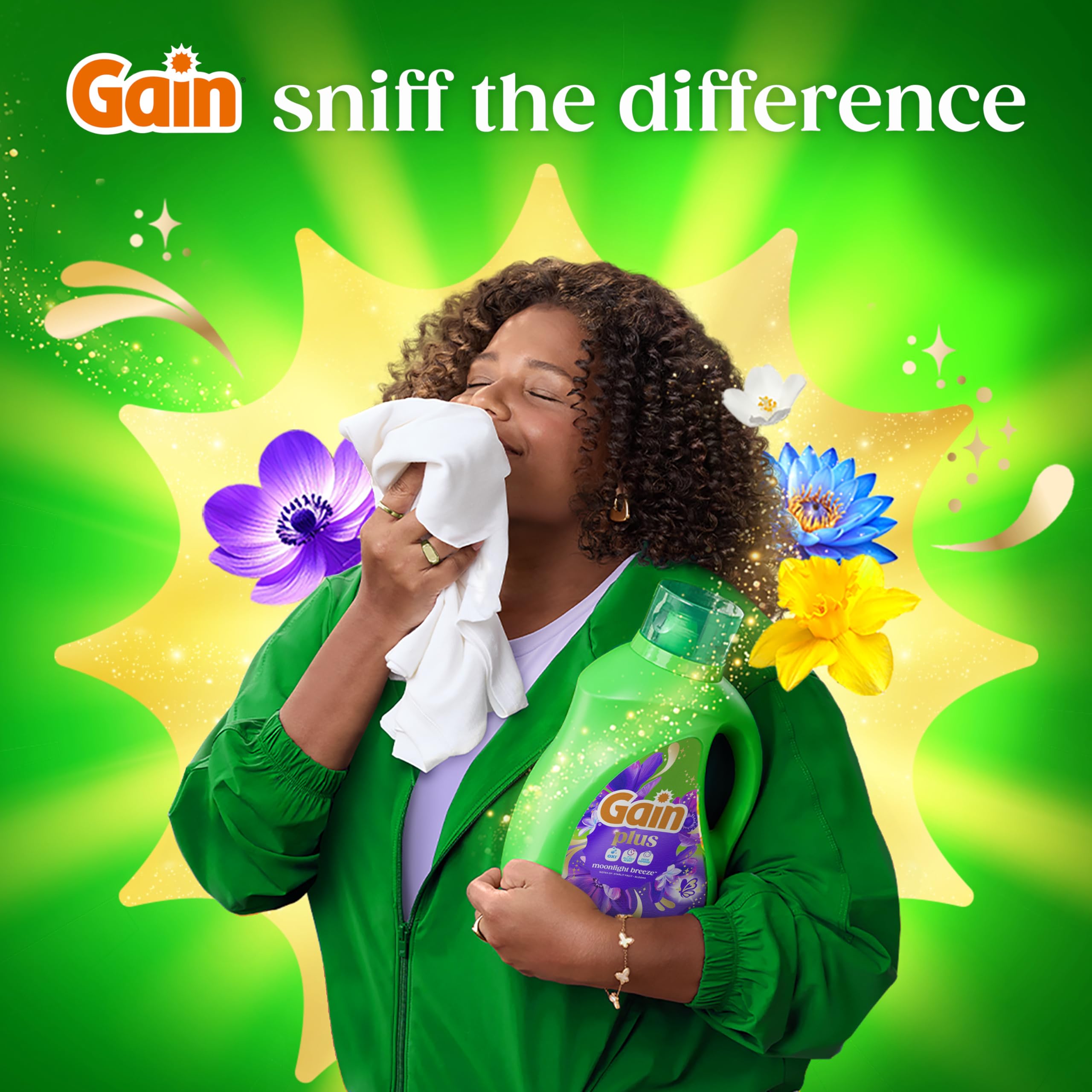 Gain Plus Liquid Laundry Detergent with Oxi - All Machines

