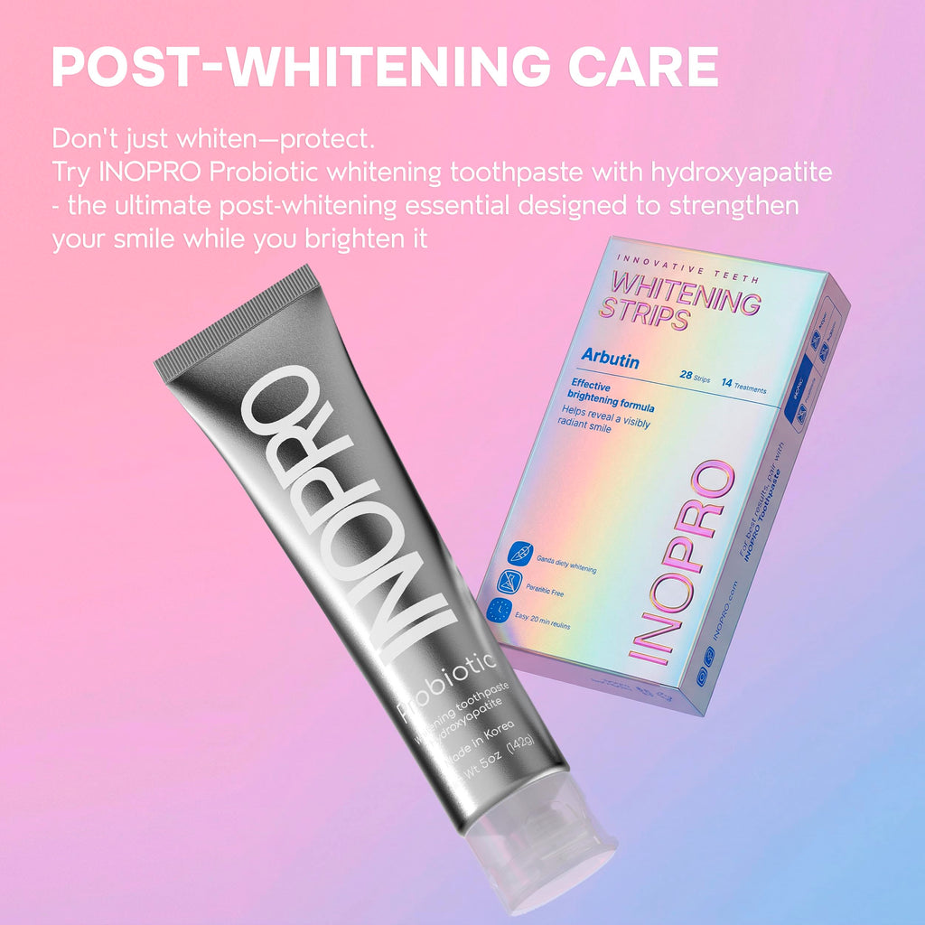 InoPro Teeth Whitening Strips Kit – Enamel Safe

