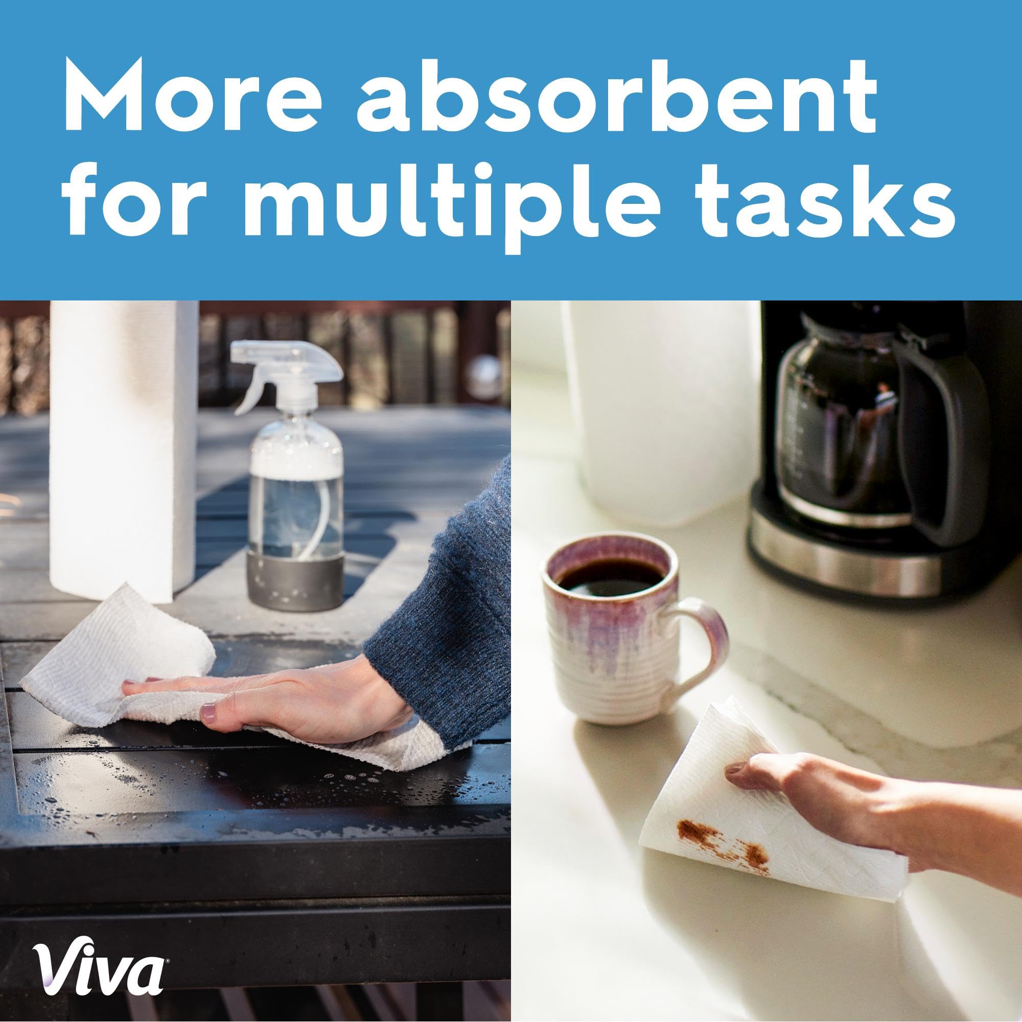 Viva Multi-Surface Cloth Paper Towels - Choose-A-Sheet

