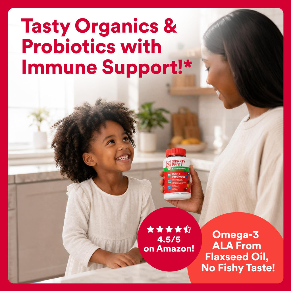 SmartyPants Kids Multivitamin Gummies for Immune Support

