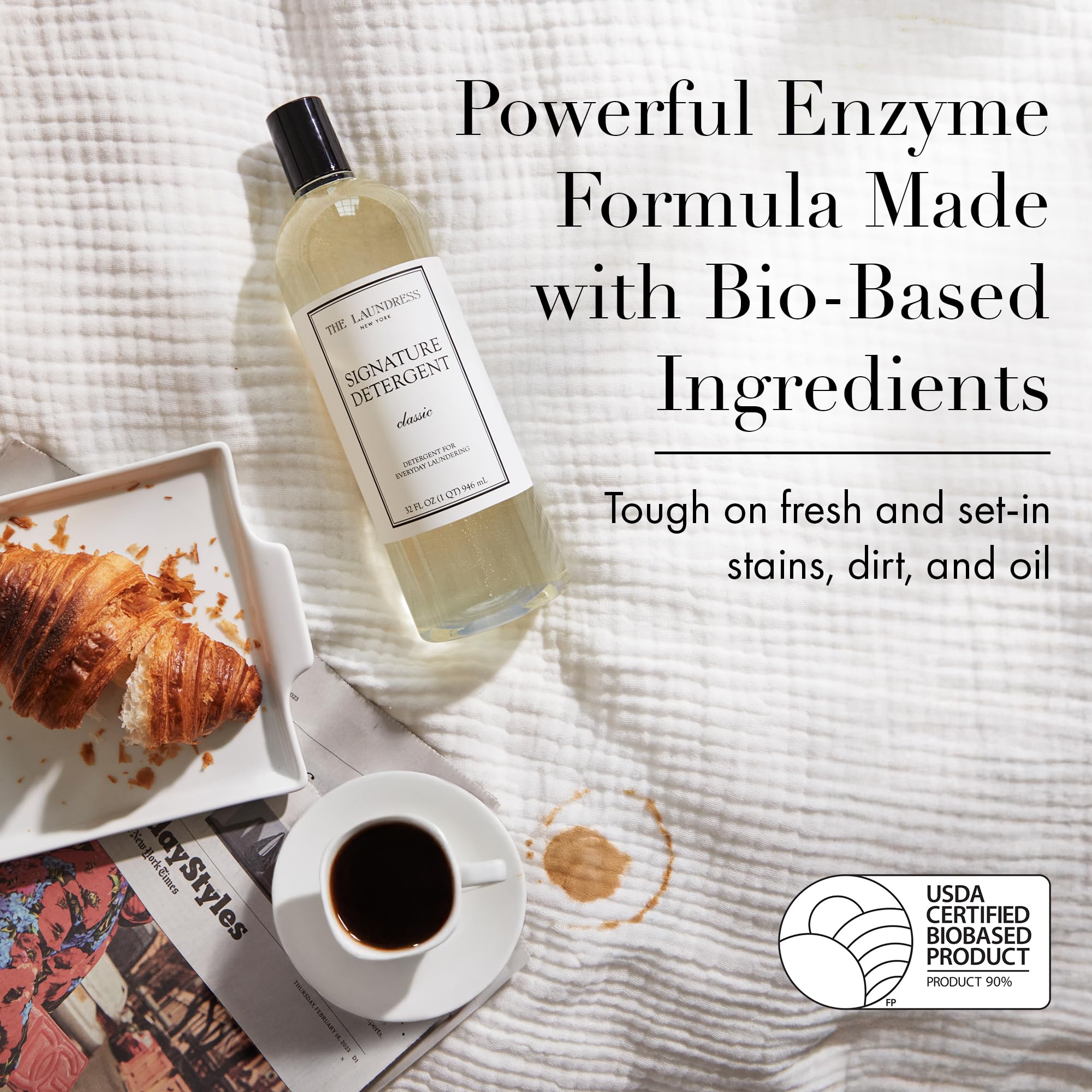 The Laundress Luxury Laundry Detergent Biobased Enzymes

