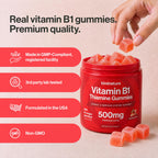 Kindnature Vitamin B1 Gummies – Thiamine for Energy & Nerve

