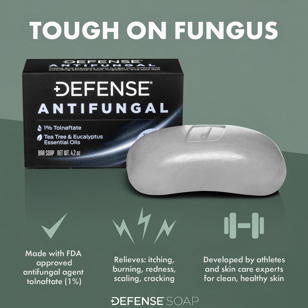 Defense Antifungal Bar Soap with Tolnaftate

