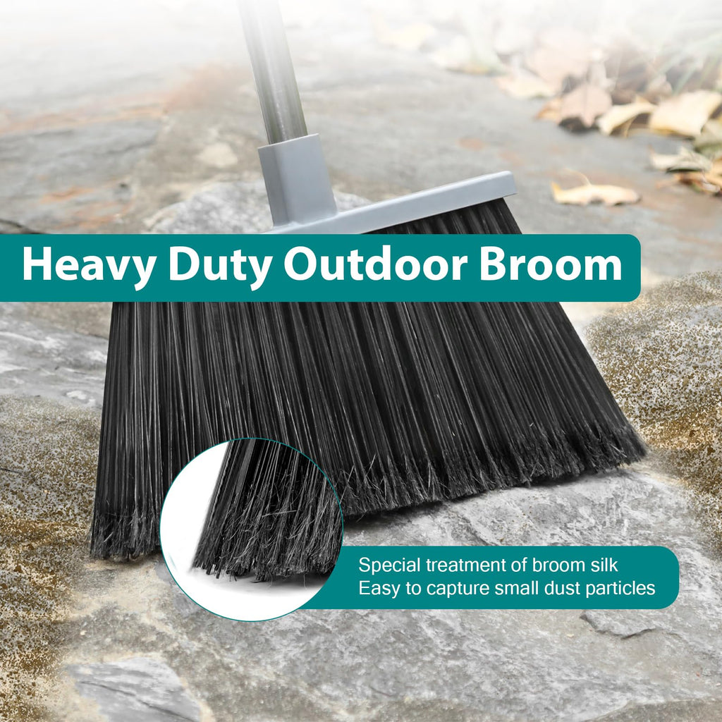 PBHEPJ Broom - Heavy-Duty Indoor/Outdoor Angled Broom

